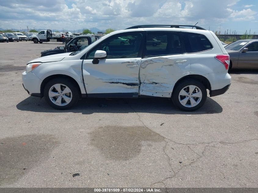 2015 Subaru Forester 2.5I Premium VIN: JF2SJADC7FH499875 Lot: 39781509