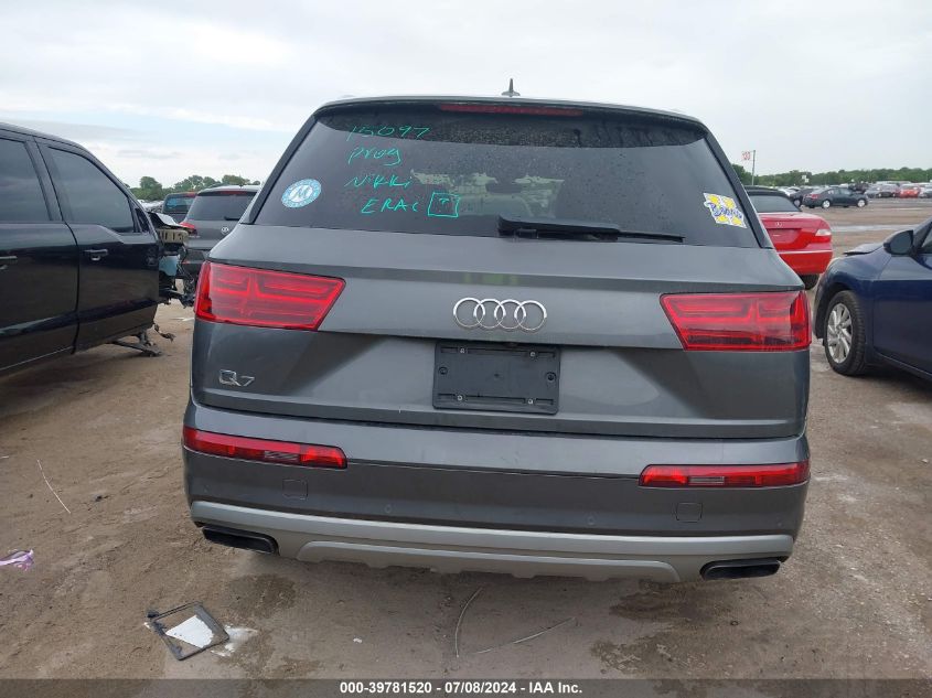 2019 Audi Q7 55 Premium/55 Se Premium VIN: WA1AAAF79KD011211 Lot: 39781520