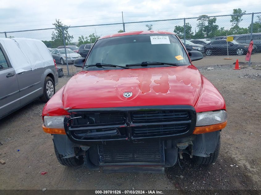 1999 Dodge Dakota Sport VIN: 1B7GL22Z9XS109732 Lot: 39781526