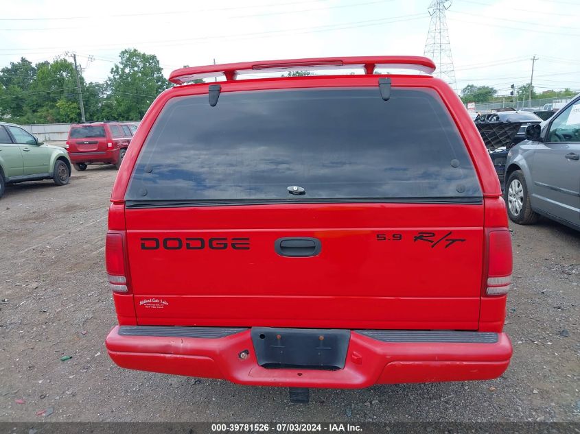 1999 Dodge Dakota Sport VIN: 1B7GL22Z9XS109732 Lot: 39781526