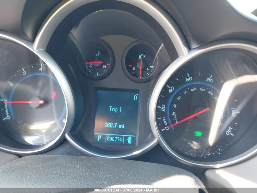 2011 Chevrolet Cruze Lt VIN: 1G1PF5S96B7140353 Lot: 39781534