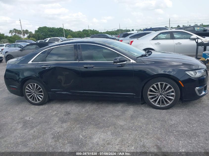 2017 Lincoln Mkz Select VIN: 3LN6L5CC1HR615295 Lot: 39781538