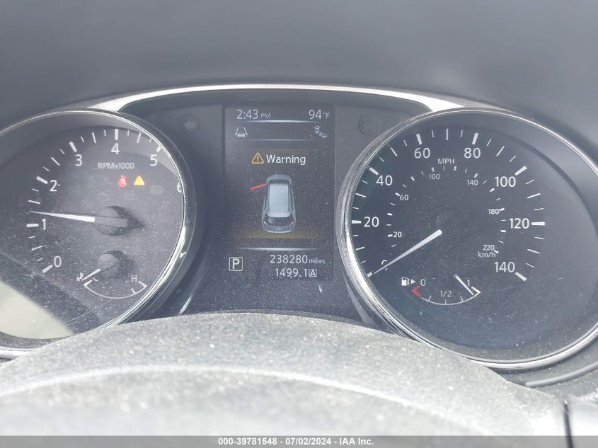 2015 Nissan Rogue Sv VIN: KNMAT2MT0FP591166 Lot: 39781548