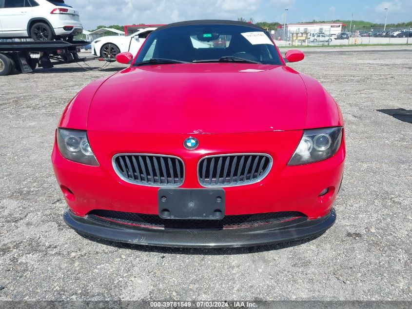 2005 BMW Z4 2.5I VIN: 4USBT33575LS55317 Lot: 39781549