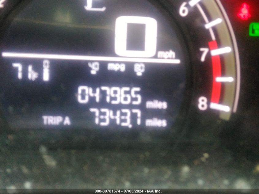 2019 Honda Cr-V Lx VIN: 2HKRW6H32KH215280 Lot: 39781574