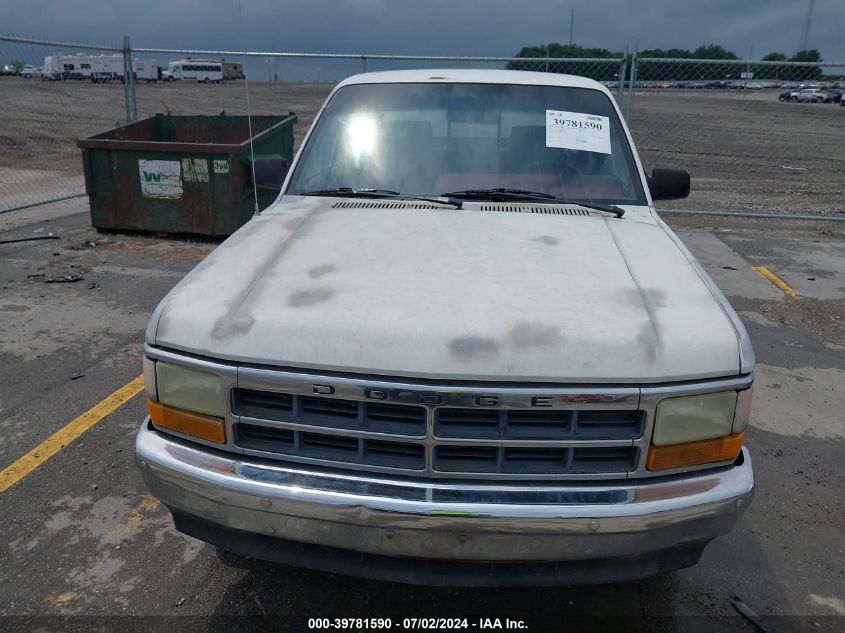 1992 Dodge Dakota VIN: 1B7FL23X8NS631662 Lot: 39781590