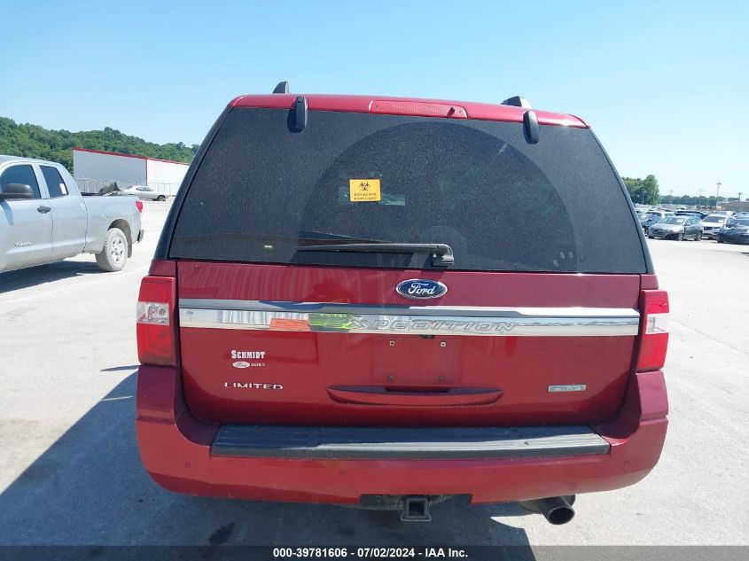 2016 Ford Expedition Limited VIN: 1FMJU2AT6GEF11797 Lot: 39781606