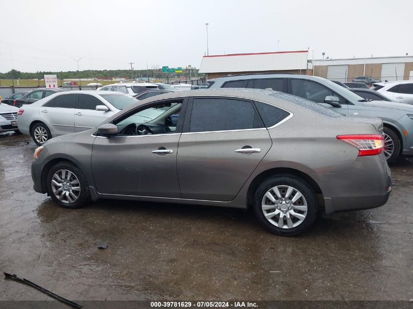 2015 Nissan Sentra Sv VIN: 3N1AB7AP8FY270615 Lot: 39781629
