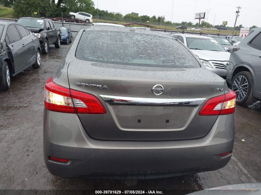 2015 Nissan Sentra Sv VIN: 3N1AB7AP8FY270615 Lot: 39781629
