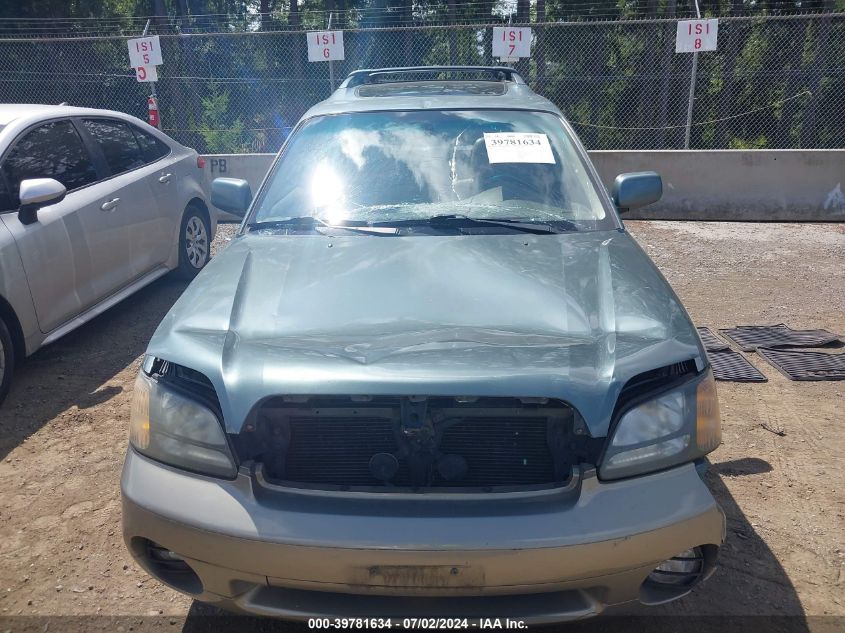 2001 Subaru Outback Limited VIN: 4S3BH686817673480 Lot: 39781634