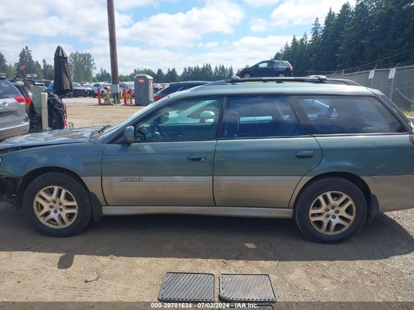 2001 Subaru Outback Limited VIN: 4S3BH686817673480 Lot: 39781634