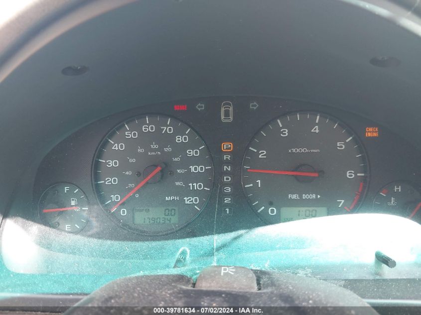 2001 Subaru Outback Limited VIN: 4S3BH686817673480 Lot: 39781634