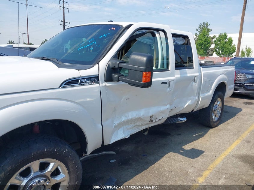 2015 Ford F-250 Lariat VIN: 1FT7W2BT7FED67845 Lot: 39781642