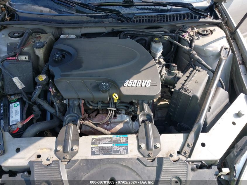 2006 Chevrolet Monte Carlo Ls VIN: 2G1WJ15K769306658 Lot: 39781669