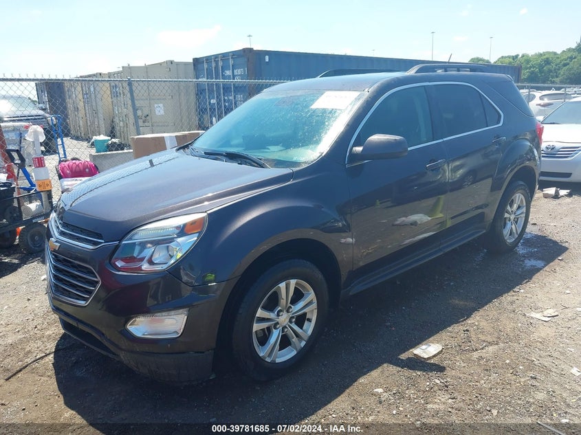 2016 CHEVROLET EQUINOX LT - 2GNALCEK9G6221287