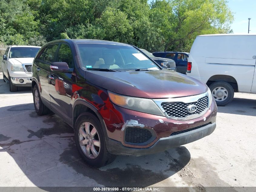 2013 Kia Sorento Lx VIN: 5XYKT3A11DG378515 Lot: 39781698