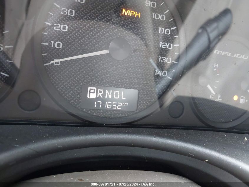 2005 Chevrolet Malibu Ls VIN: 1G1ZT54845F188238 Lot: 39781721