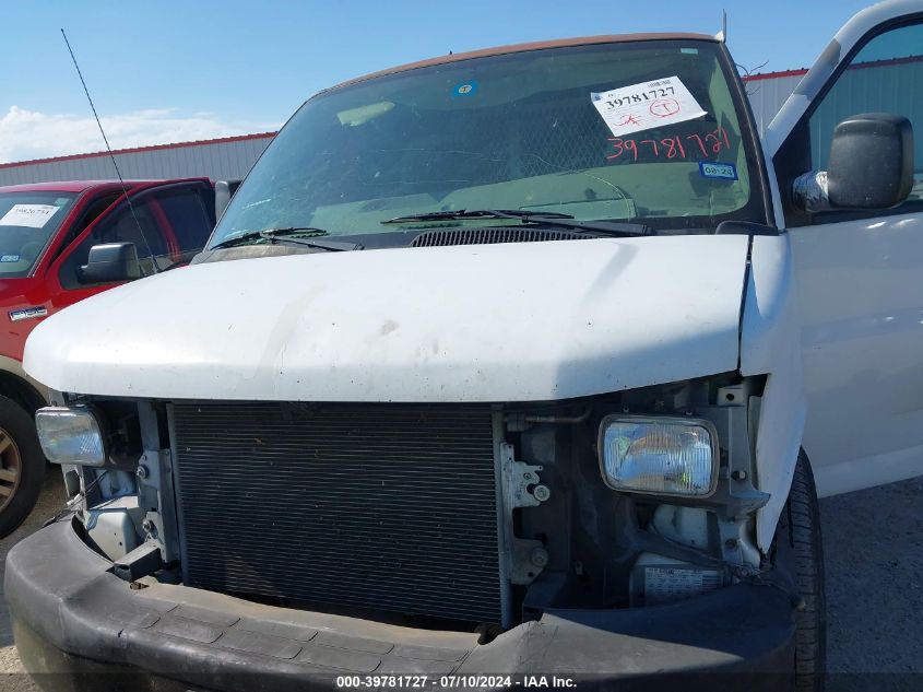 2010 Chevrolet Express 1500 Work Van VIN: 1GCUGADX6A1100691 Lot: 39781727