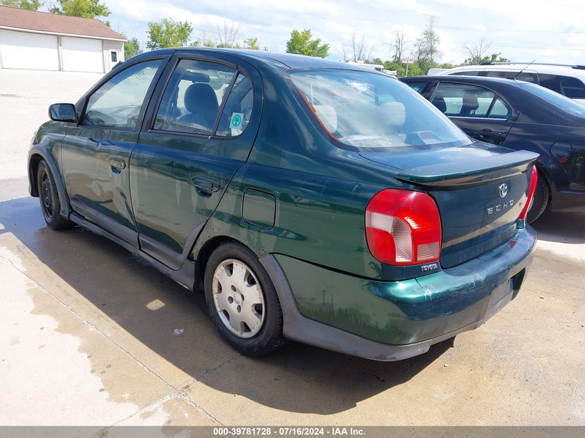 2001 Toyota Echo VIN: JTDBT123010190008 Lot: 39781728