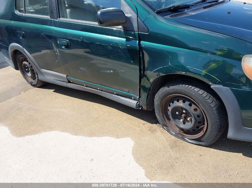 2001 Toyota Echo VIN: JTDBT123010190008 Lot: 39781728