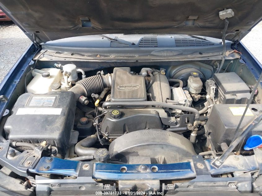 2002 Chevrolet Trailblazer Ls VIN: 1GNDS13S122498867 Lot: 39781733