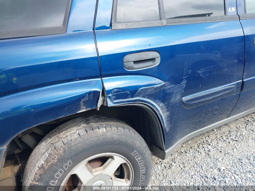 2002 Chevrolet Trailblazer Ls VIN: 1GNDS13S122498867 Lot: 39781733