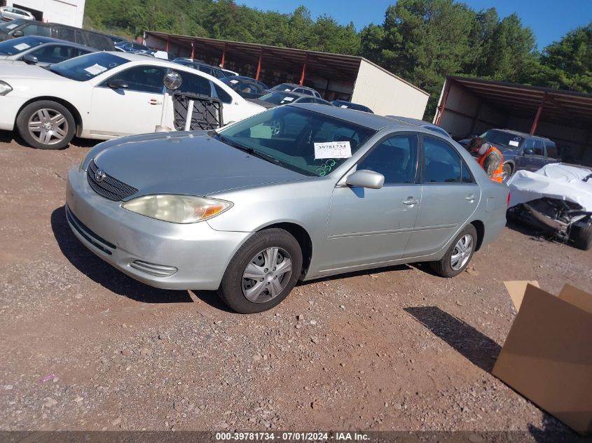 2003 Toyota Camry Le VIN: JTDBE32K630232763 Lot: 40812366