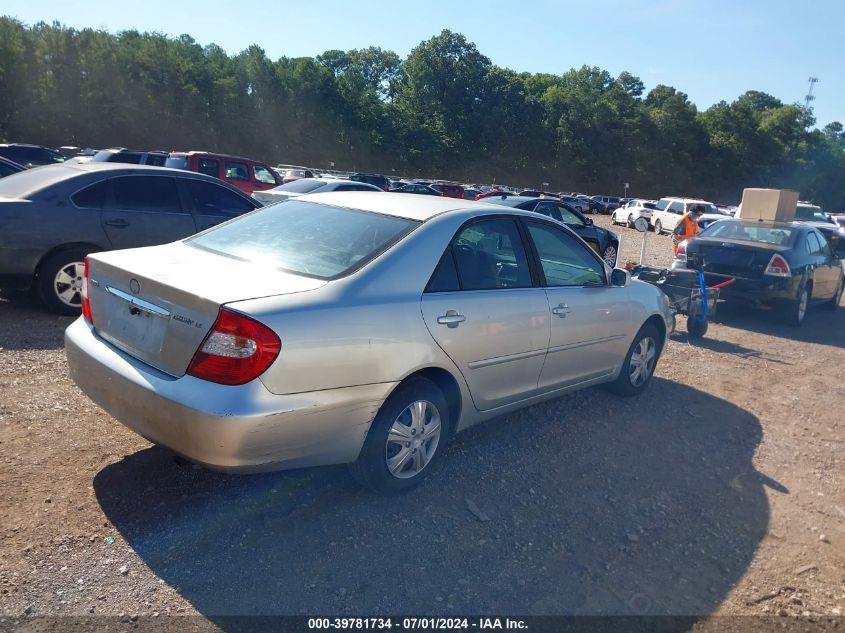 2003 Toyota Camry Le VIN: JTDBE32K630232763 Lot: 40812366