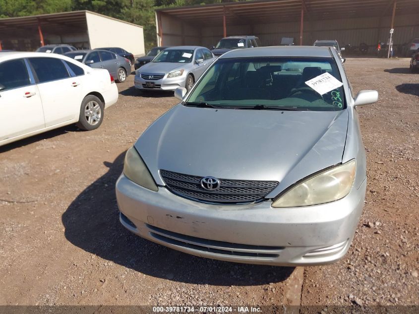 2003 Toyota Camry Le VIN: JTDBE32K630232763 Lot: 40812366