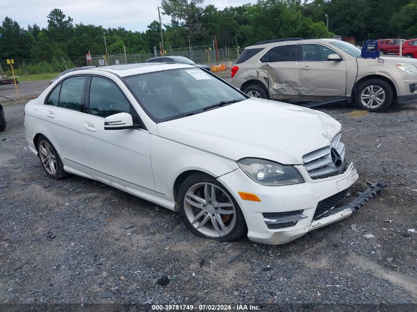 2013 Mercedes-Benz C 300 4Matic VIN: WDDGF8AB5DR284695 Lot: 39781749