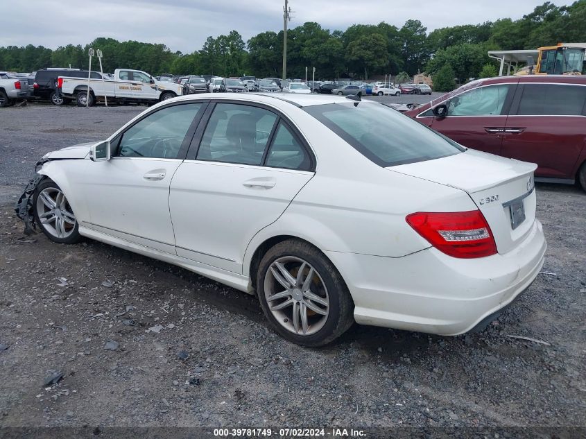 2013 Mercedes-Benz C 300 4Matic VIN: WDDGF8AB5DR284695 Lot: 39781749