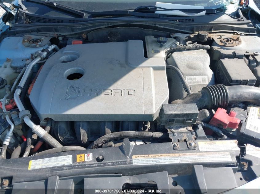 2011 Ford Fusion Hybrid VIN: 3FADP0L36BR335548 Lot: 39781750