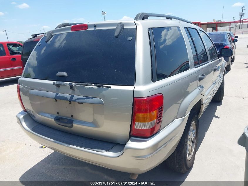 2004 Jeep Grand Cherokee Laredo VIN: 1J4GX48S74C233489 Lot: 40757318