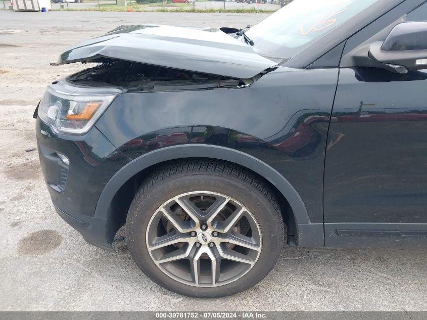 2018 Ford Explorer Sport VIN: 1FM5K8GT7JGA45911 Lot: 39781752