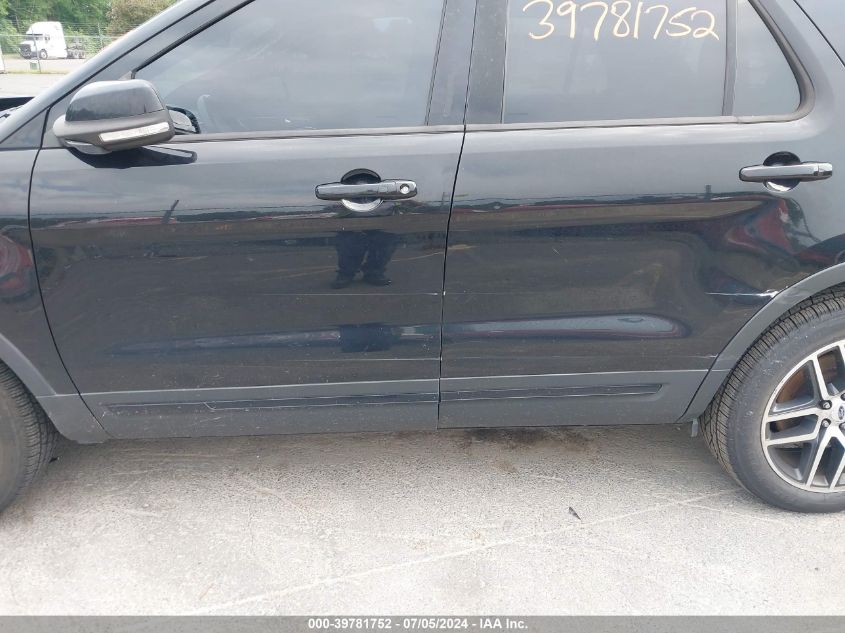 2018 Ford Explorer Sport VIN: 1FM5K8GT7JGA45911 Lot: 39781752