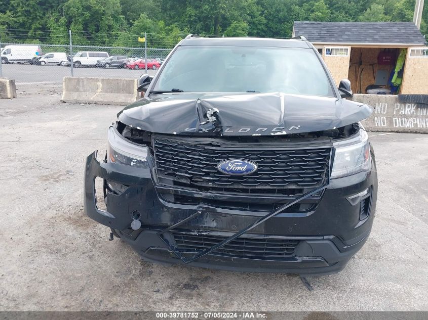 2018 Ford Explorer Sport VIN: 1FM5K8GT7JGA45911 Lot: 39781752