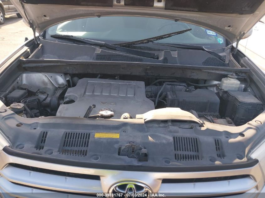 2012 Toyota Highlander Base V6 VIN: 5TDZK3EH8CS080778 Lot: 39781767