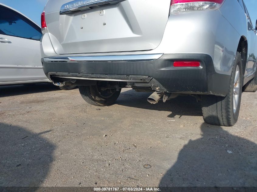 2012 Toyota Highlander Base V6 VIN: 5TDZK3EH8CS080778 Lot: 39781767