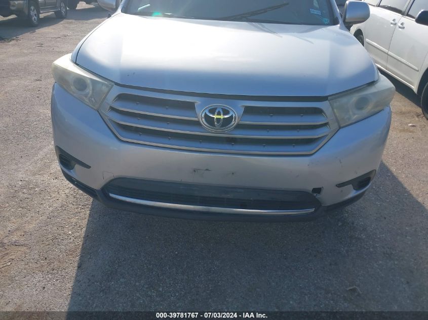 2012 Toyota Highlander Base V6 VIN: 5TDZK3EH8CS080778 Lot: 39781767