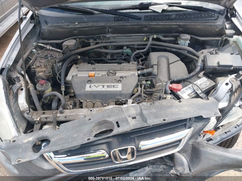 2004 Honda Cr-V Ex VIN: JHLRD788X4C054606 Lot: 39781810