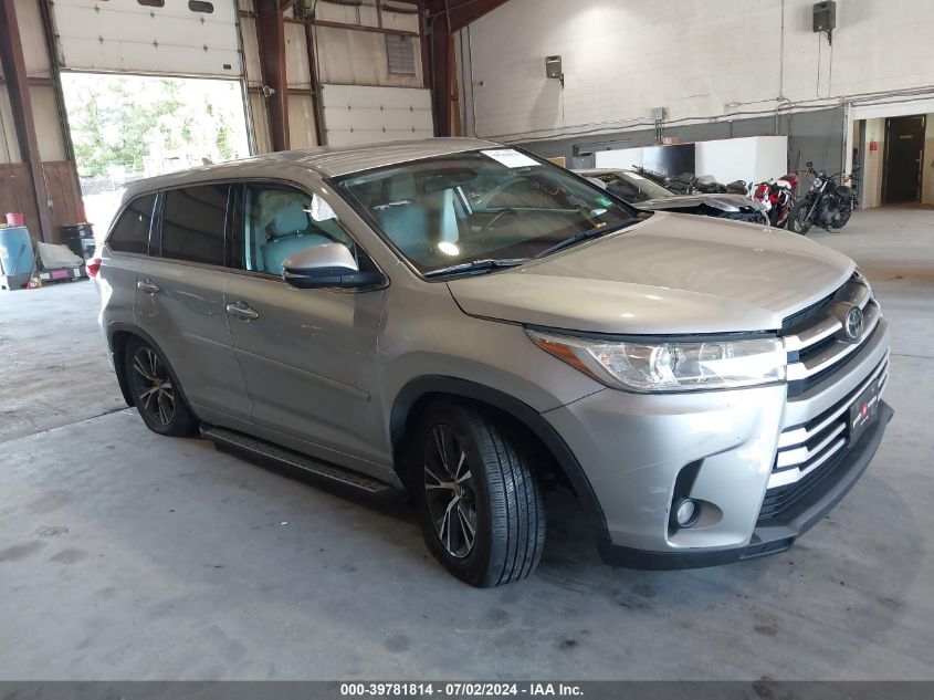 2018 Toyota Highlander Le Plus VIN: 5TDBZRFH3JS825318 Lot: 39781814