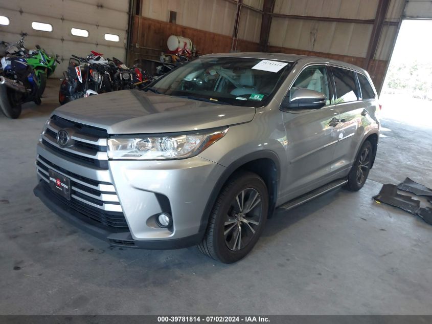 2018 Toyota Highlander Le Plus VIN: 5TDBZRFH3JS825318 Lot: 39781814