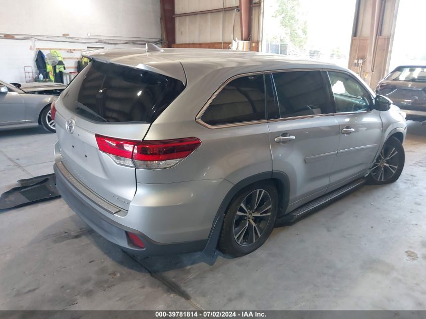 2018 Toyota Highlander Le Plus VIN: 5TDBZRFH3JS825318 Lot: 39781814