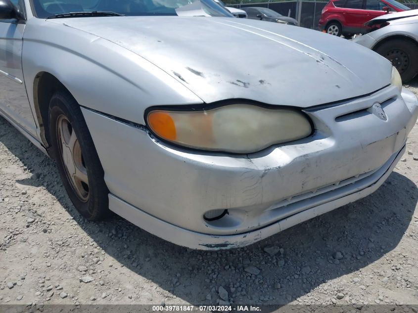 2000 Chevrolet Monte Carlo Ss VIN: 2G1WX12K0Y9342732 Lot: 39781847