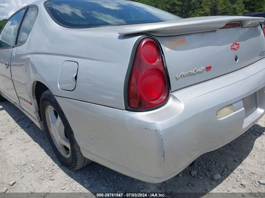 2000 Chevrolet Monte Carlo Ss VIN: 2G1WX12K0Y9342732 Lot: 39781847