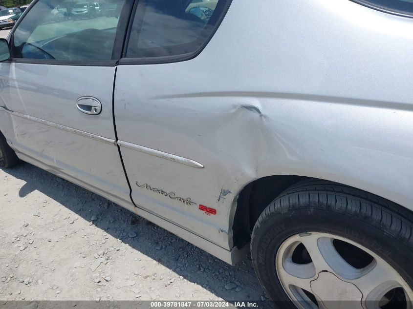 2000 Chevrolet Monte Carlo Ss VIN: 2G1WX12K0Y9342732 Lot: 39781847