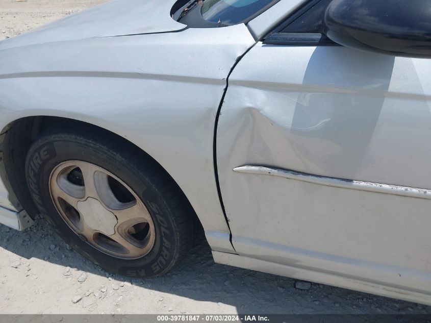 2000 Chevrolet Monte Carlo Ss VIN: 2G1WX12K0Y9342732 Lot: 39781847