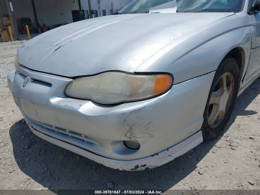 2000 Chevrolet Monte Carlo Ss VIN: 2G1WX12K0Y9342732 Lot: 39781847