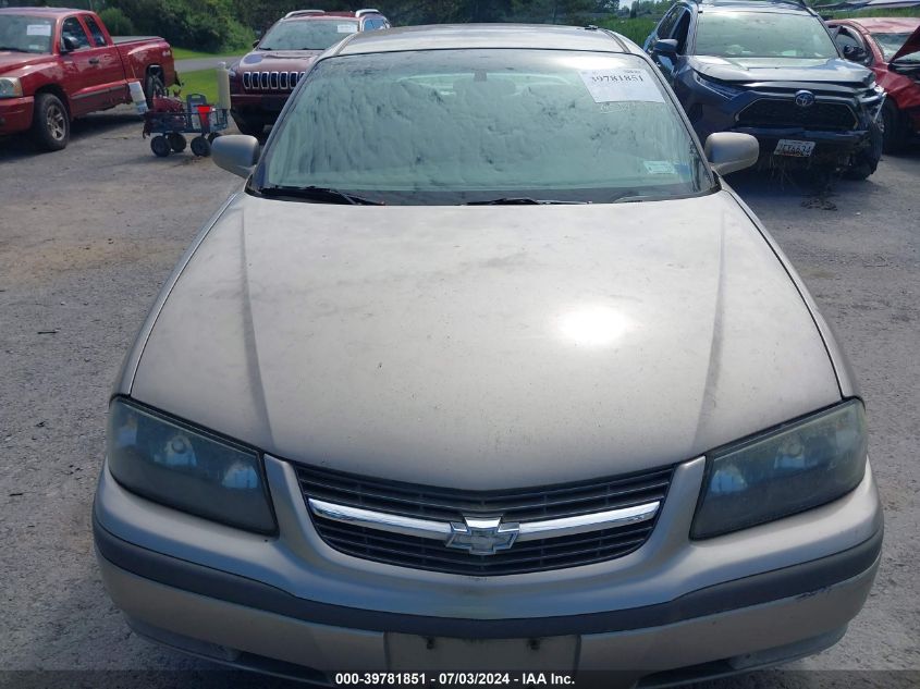 2003 Chevrolet Impala Ls VIN: 2G1WH52K139276690 Lot: 39781851