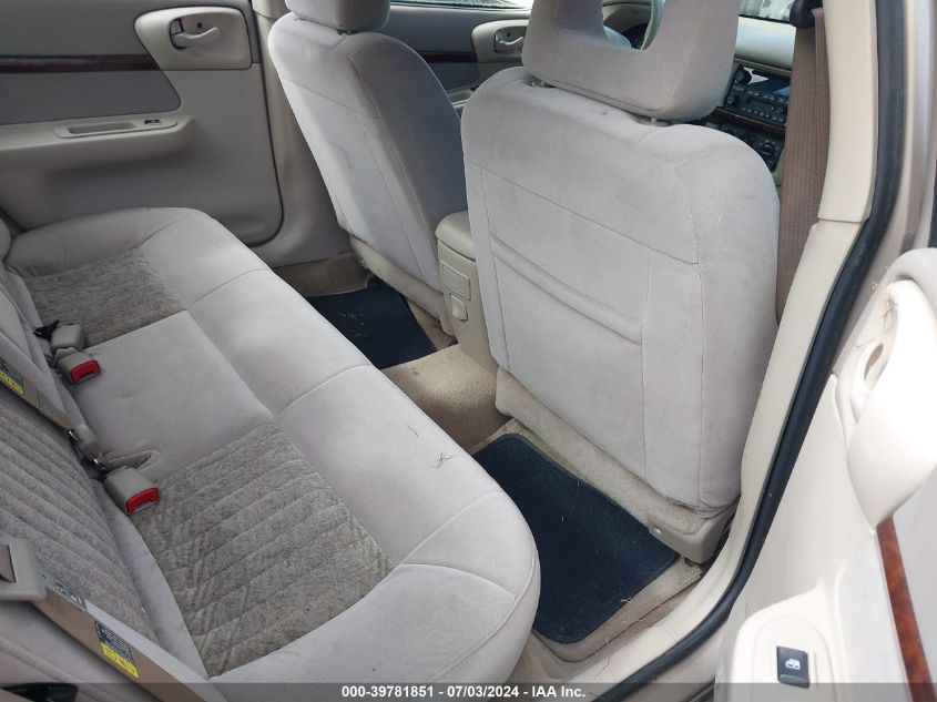 2003 Chevrolet Impala Ls VIN: 2G1WH52K139276690 Lot: 39781851